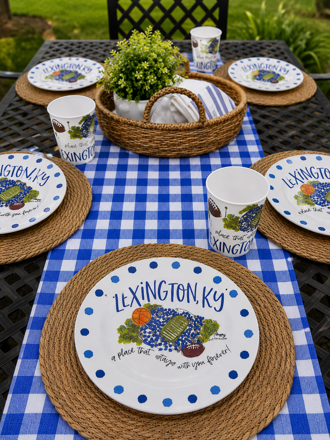 Lexington, KY Melamine Plates