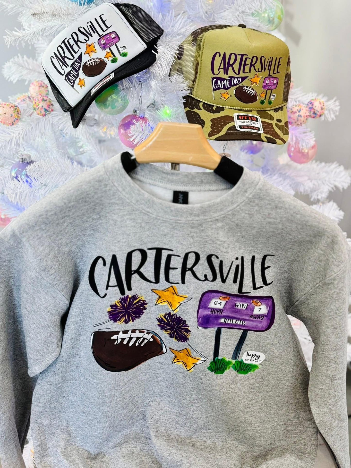 Adult FNL (Friday Night Lights) Cartersville Crewneck Sweatshirt