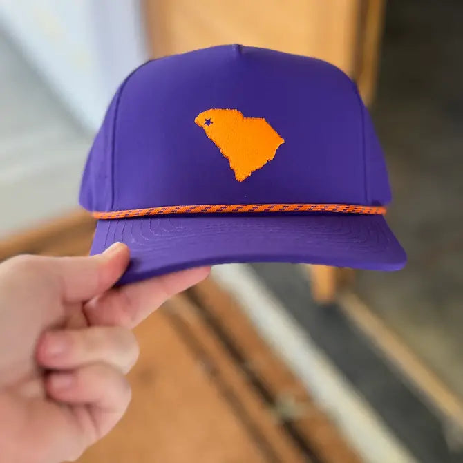 Embroidered Clemson, SC State Hat
