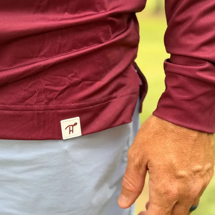 Starkville Maroon and White State Performance Hoodie