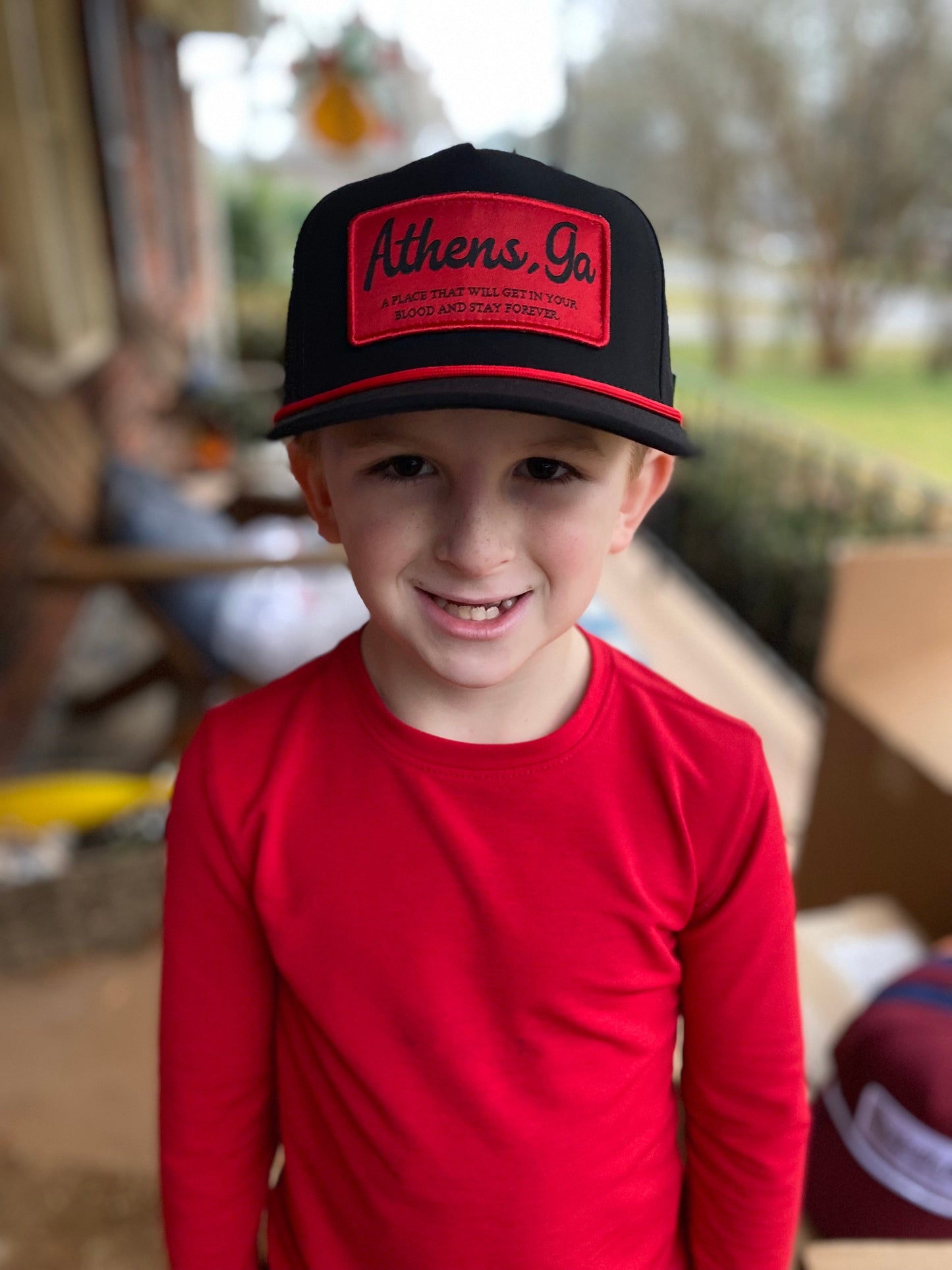 Youth Athens, GA Patch Hat with Rope