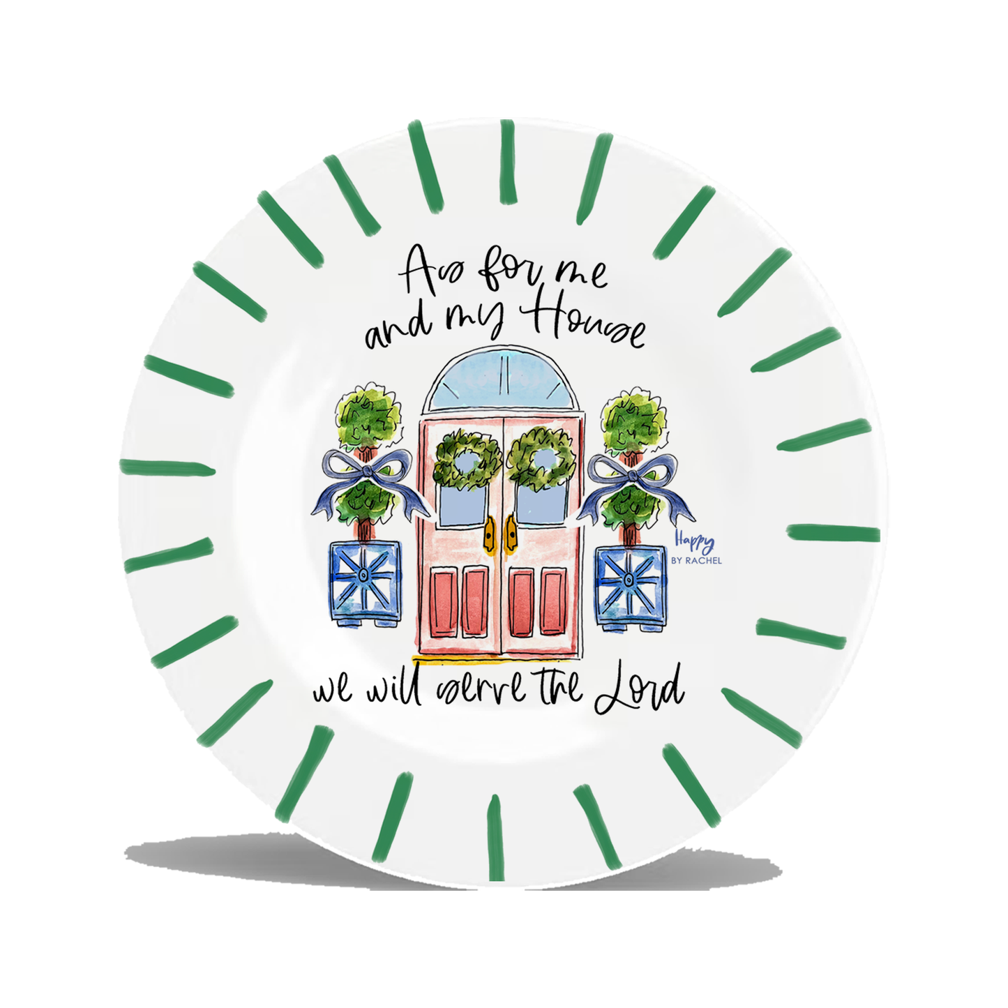 As For Me and My House Melamine Plates (set of 4)