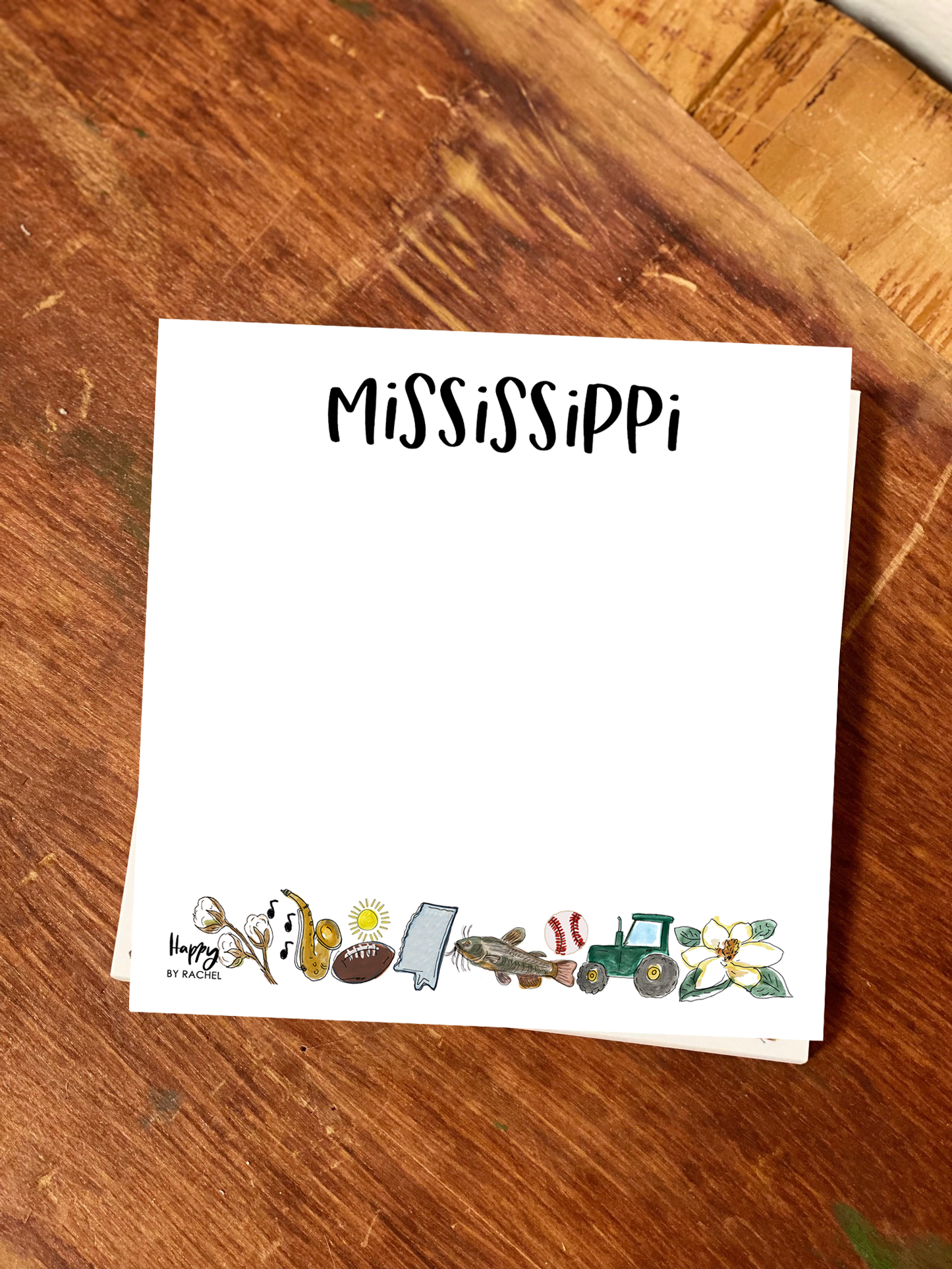 State of Mississippi Chunky Notepad-Stationary 100 page