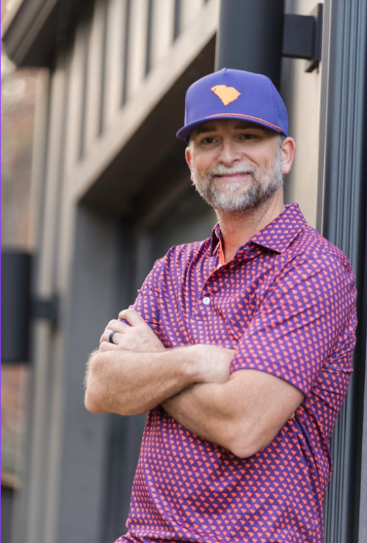 Orange and Purple Clemson, SC Polo
