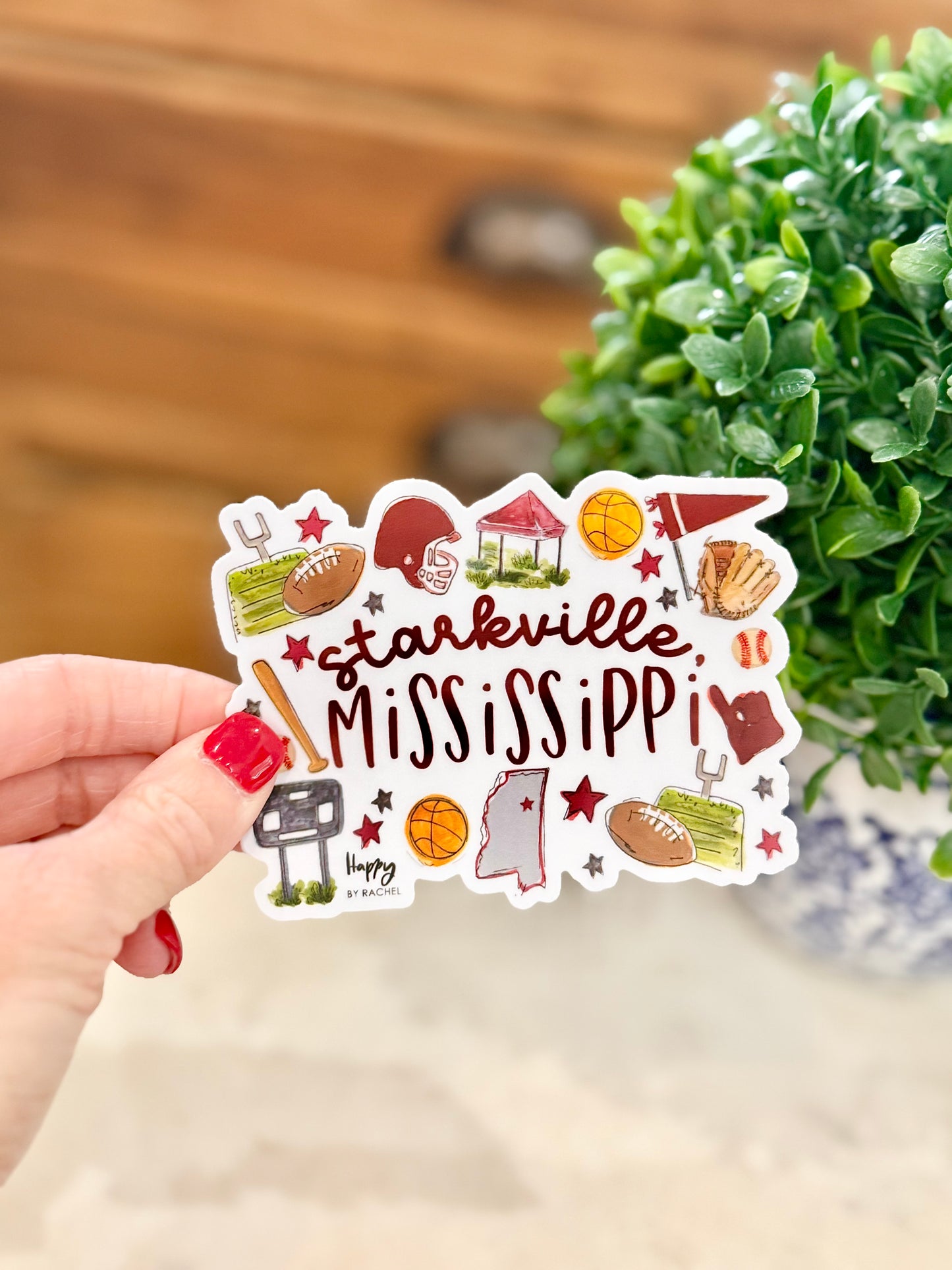 Starkville, MS Multi Sport Sticker