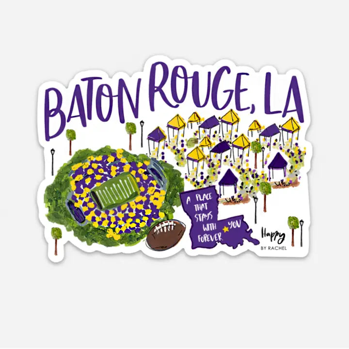 Baton Rouge, LA Sticker