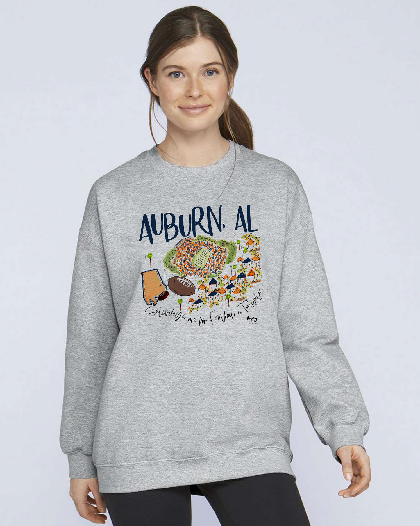 Saturdays in Auburn, AL Sweat Shirt