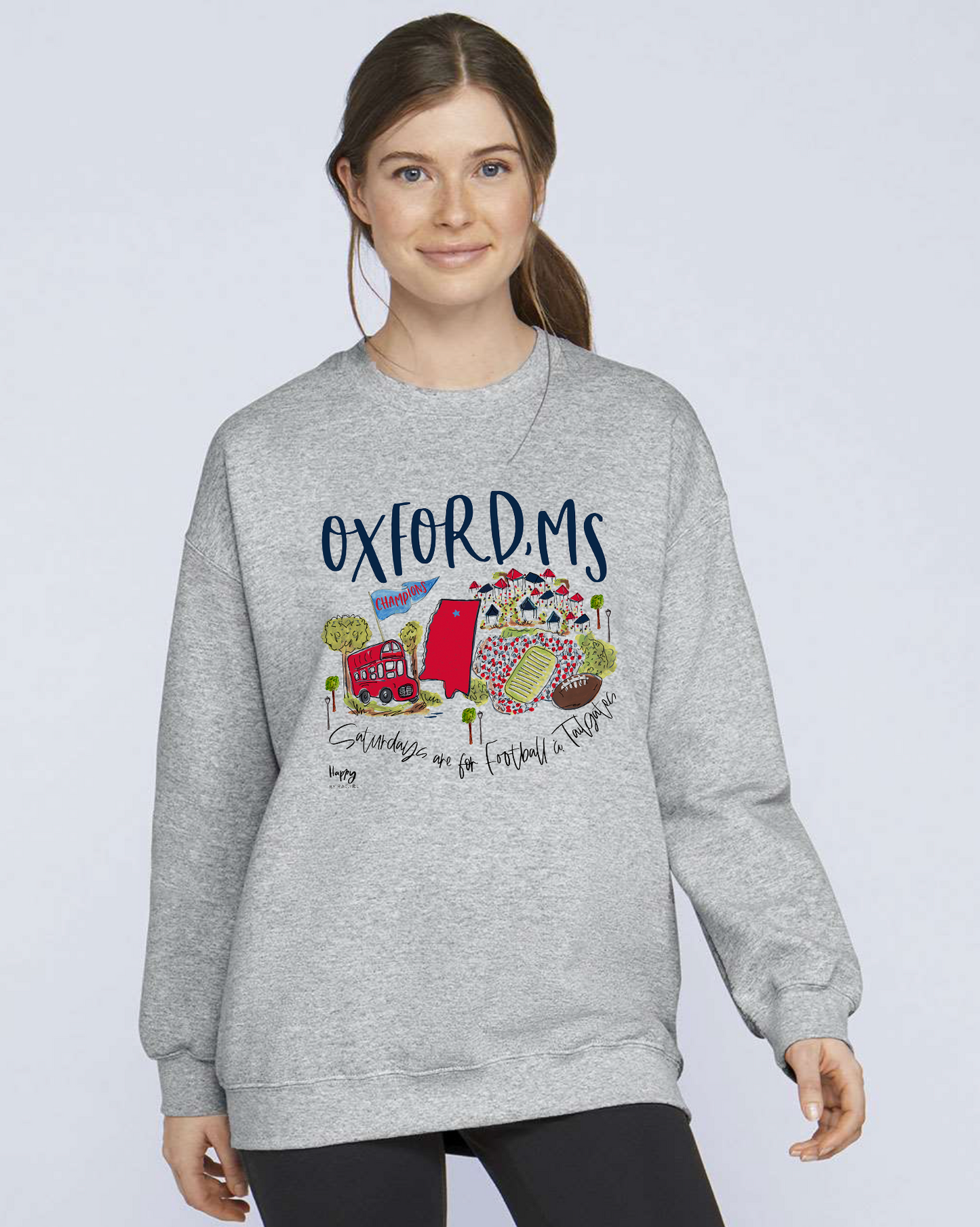 Saturdays in Oxford, MS Sweat Shirt