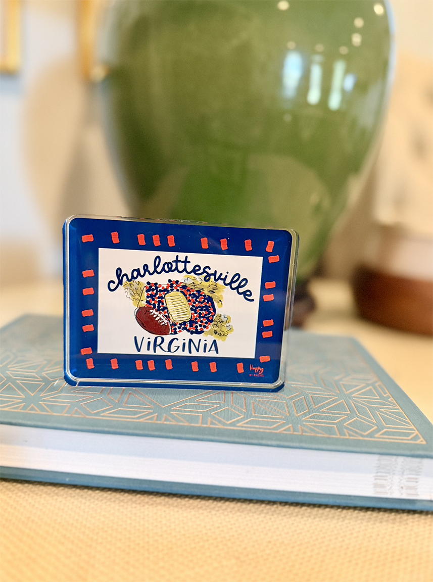 ACRYLIC Charlottesville, VA Sitter & Napkin Weight