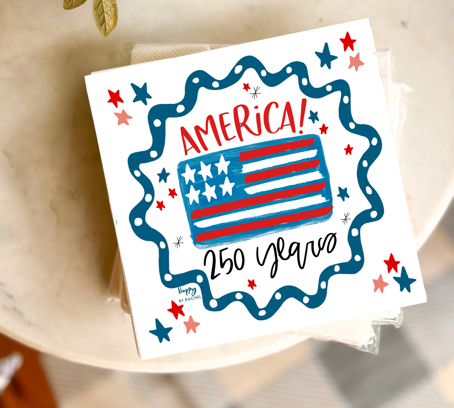 America 250 Cocktail Napkins