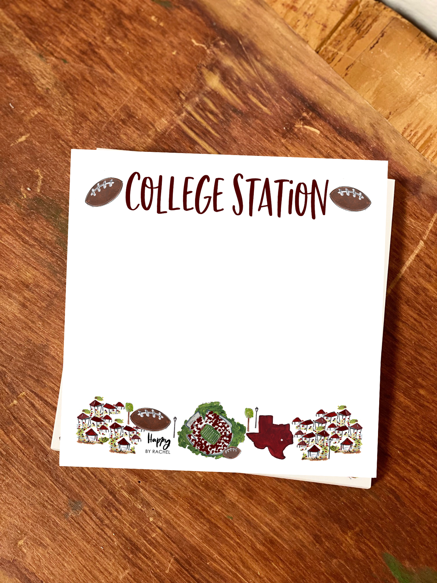 College Station, TX Notepad
