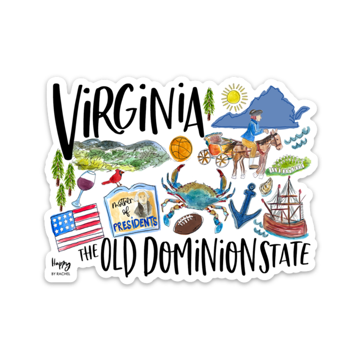 State of Virginia Sticker