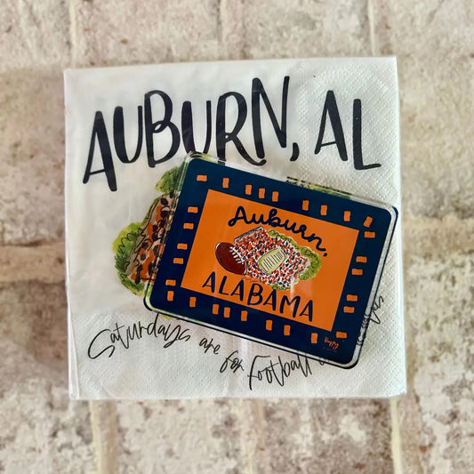 ACRYLIC Auburn, AL Sitter & Napkin Weight