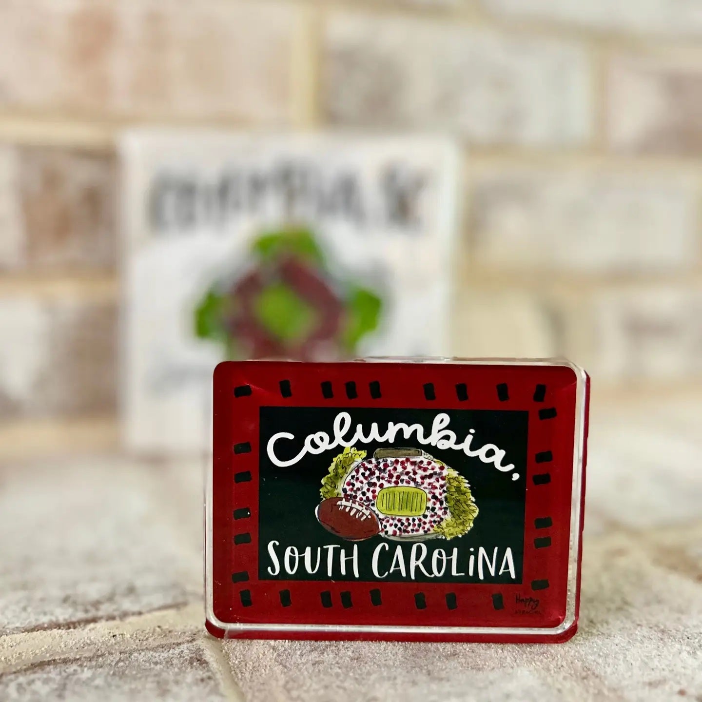 ACRYLIC Columbia, SC Sitter & Napkin Weight