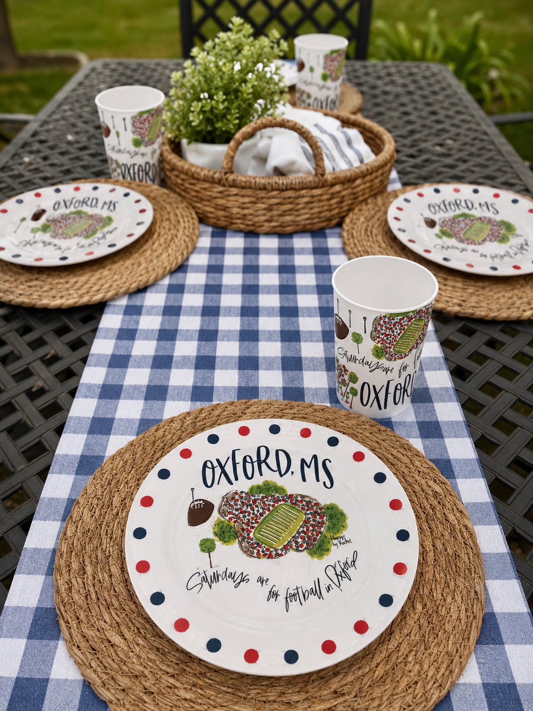 Oxford, MS Melamine Plates