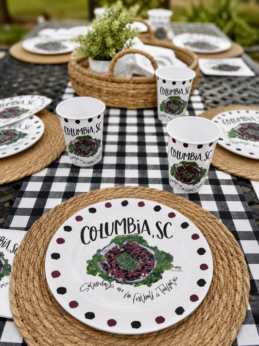 Columbia, SC Melamine Plates