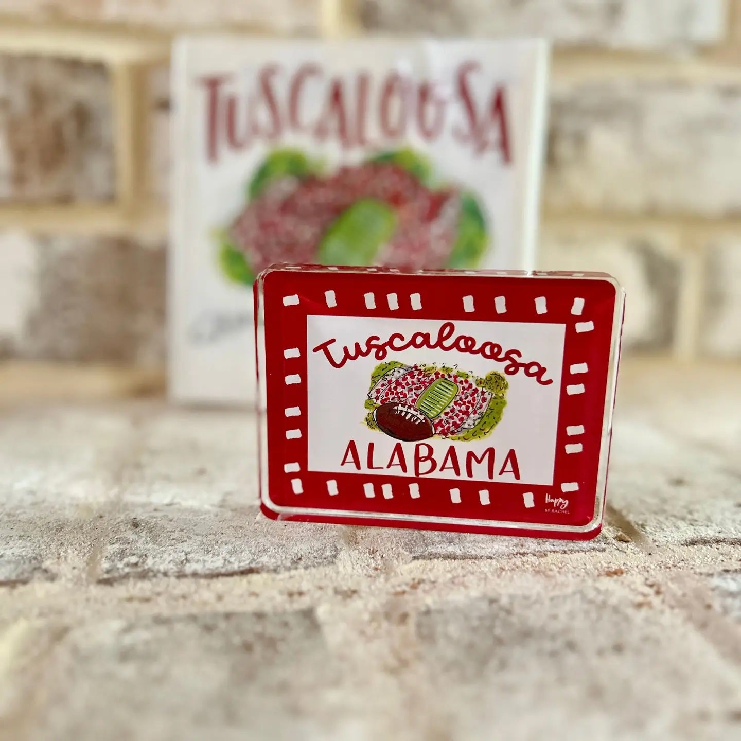 ACRYLIC Tuscaloosa, AL Sitter & Napkin Weight