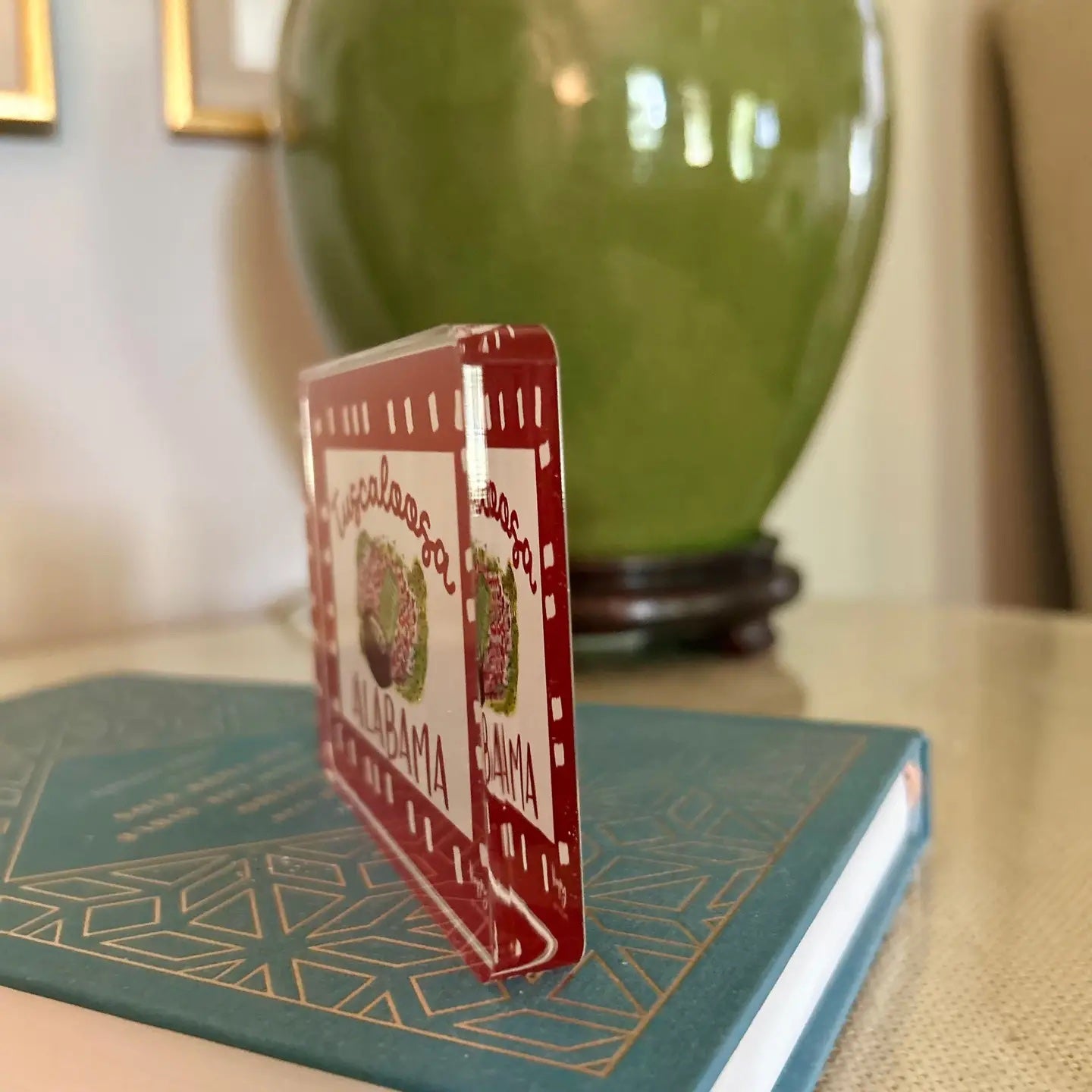 ACRYLIC Tuscaloosa, AL Sitter & Napkin Weight