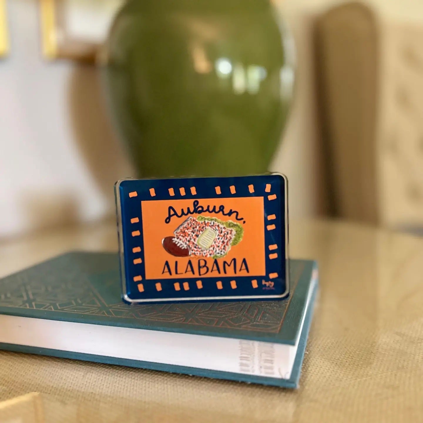 ACRYLIC Auburn, AL Sitter & Napkin Weight