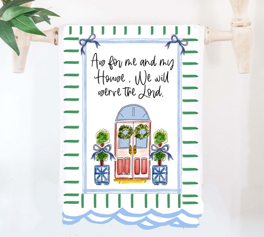 As For Me and My House Tea Towel