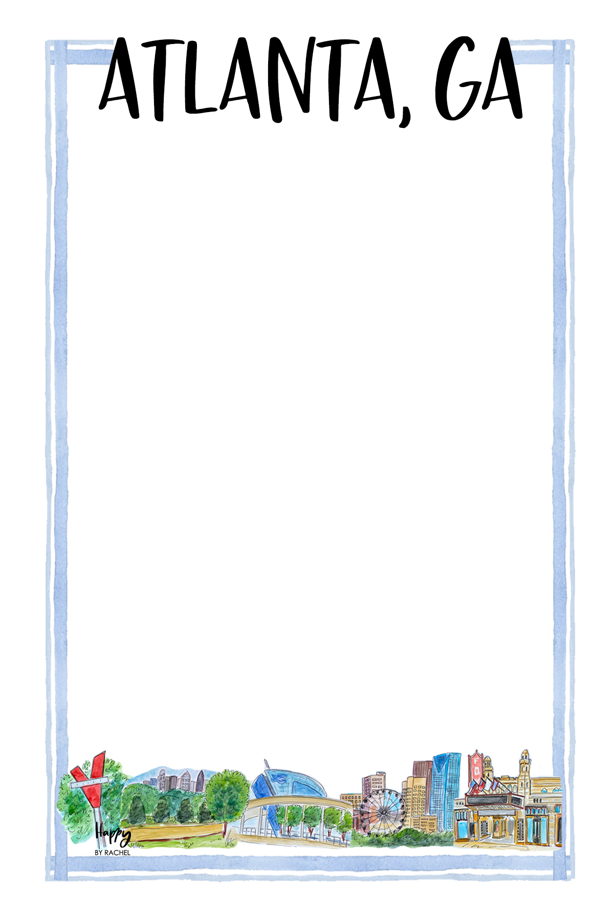 Atlanta, GA Notepad