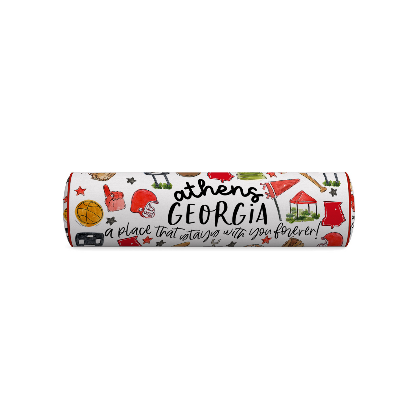 Athens, GA Multi Sport Bolster Pillow