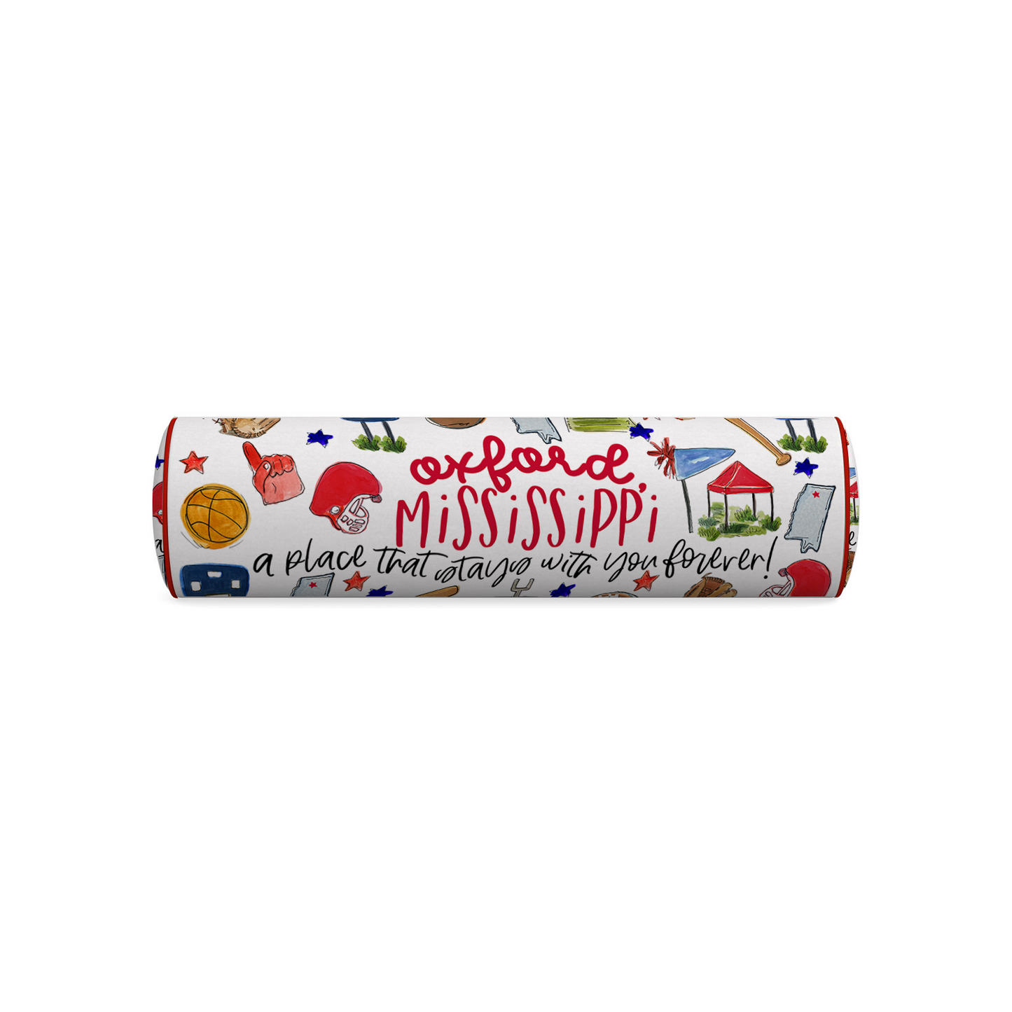 Oxford, MS Multi Sport Bolster Pillow
