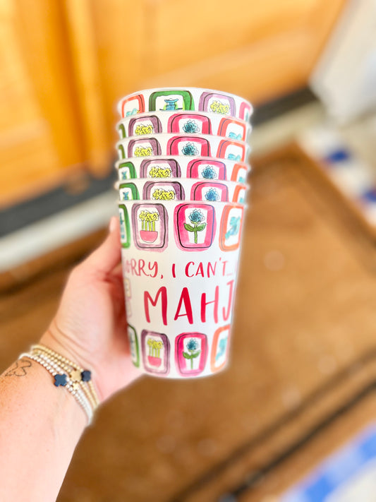 Mahjong Cups, Set of 6