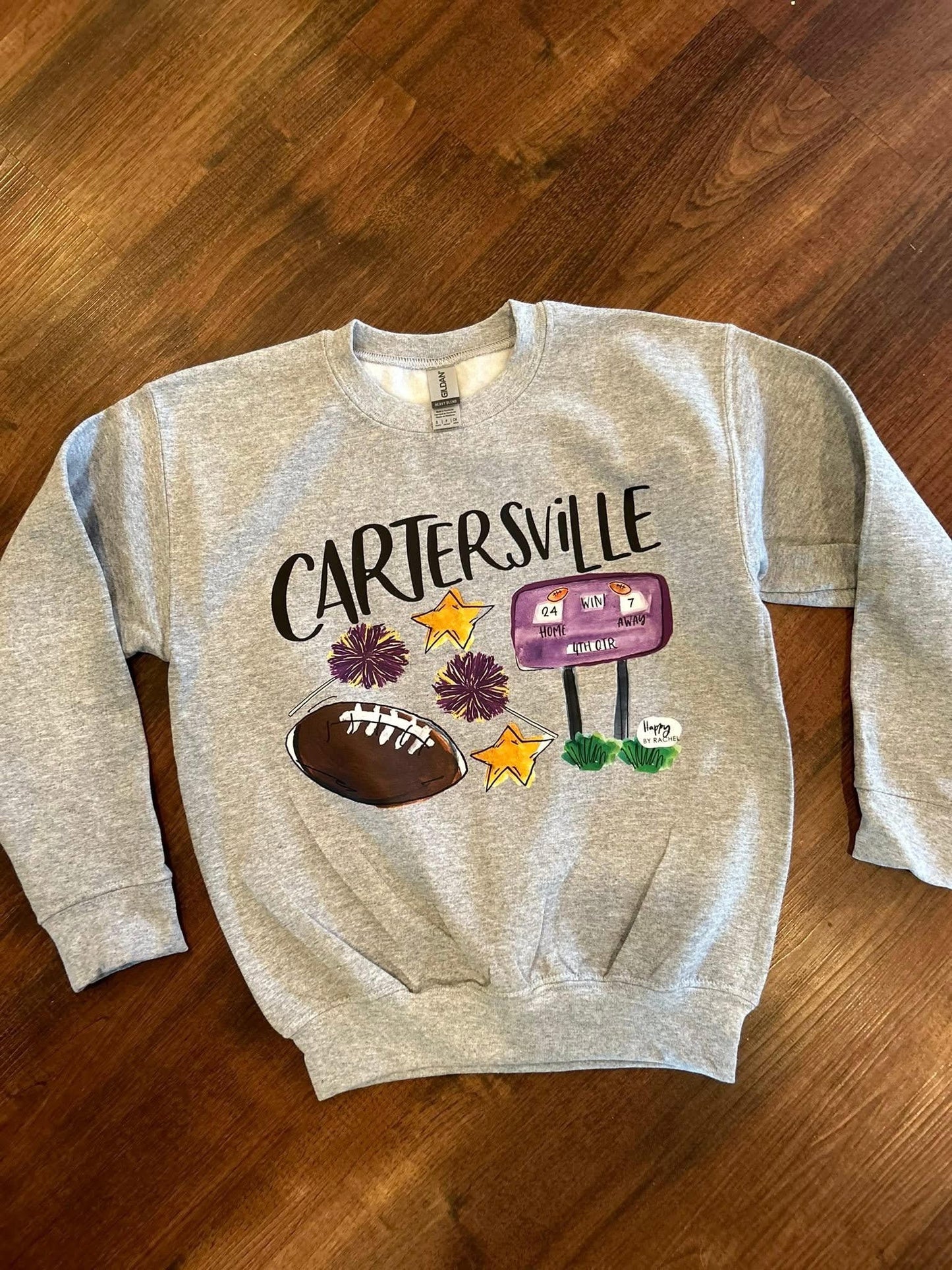 Adult FNL (Friday Night Lights)  Cartersville Crewneck Sweatshirt