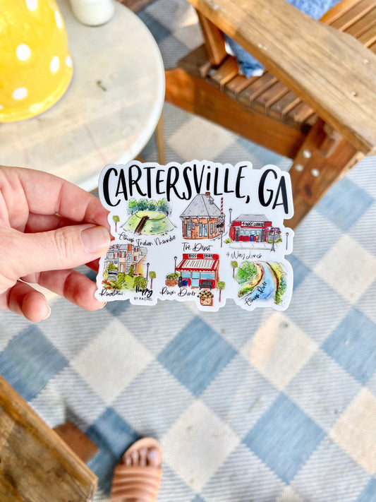 Cartersville, GA Sticker