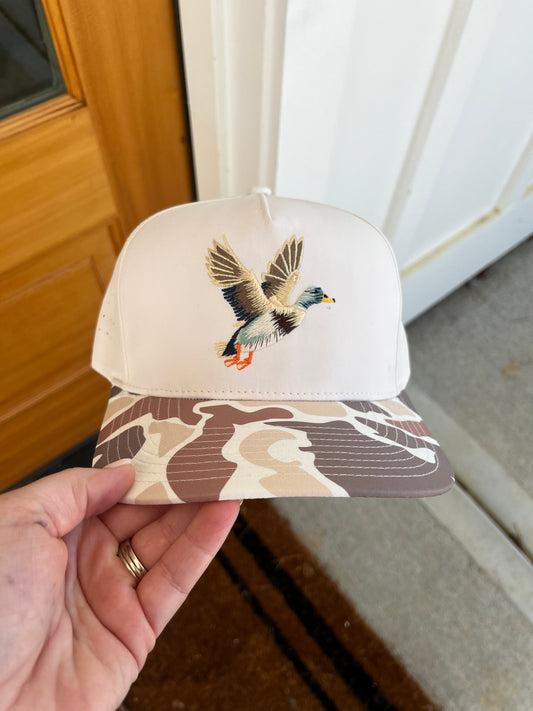 Duck - Outdoor Embroidered Camo Hat