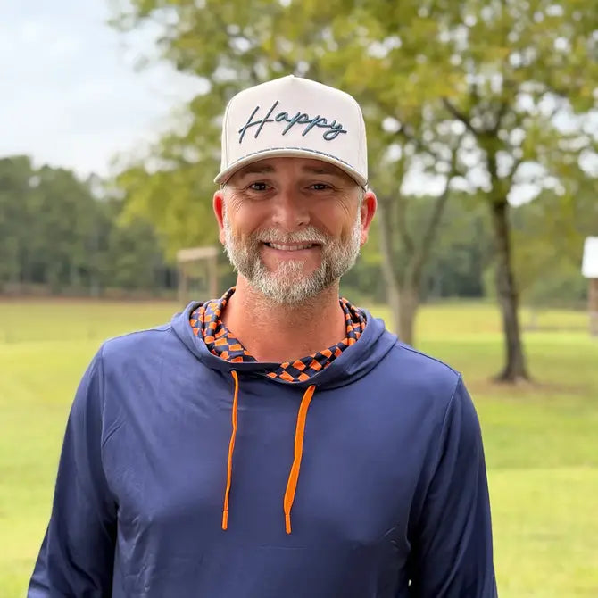 Auburn Navy Blue and Orange State Performance Hoodie