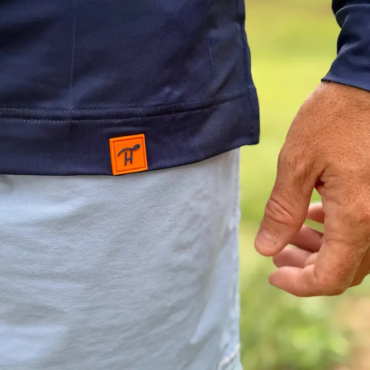 Auburn Navy Blue and Orange State Performance Hoodie