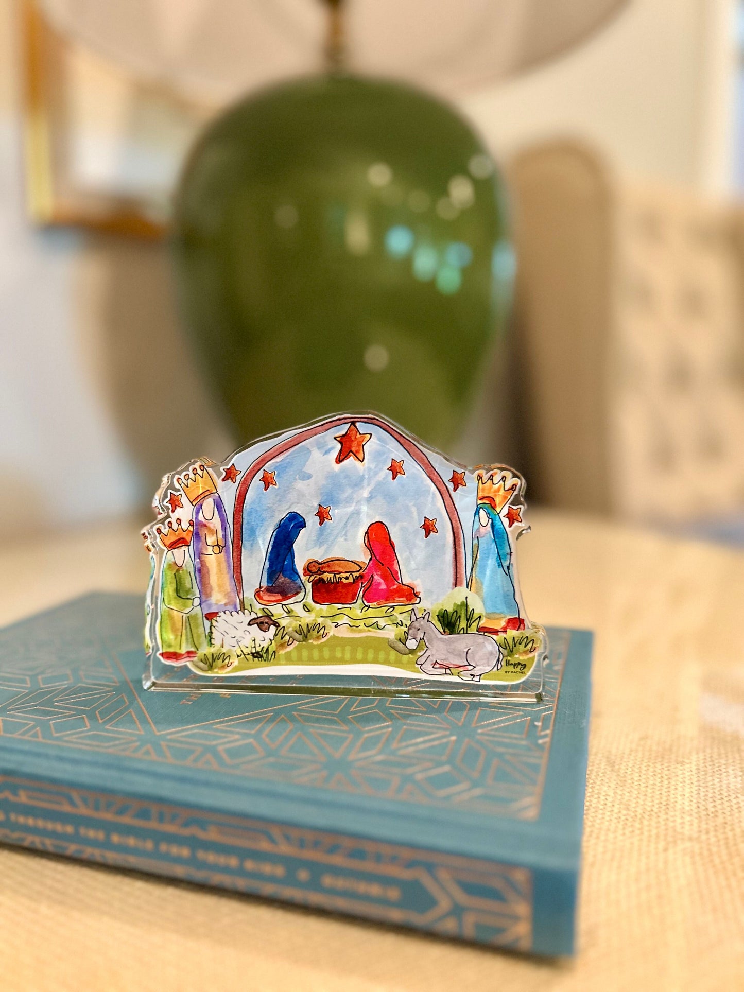 ACRYLIC Nativity Sitter & Napkin Weight
