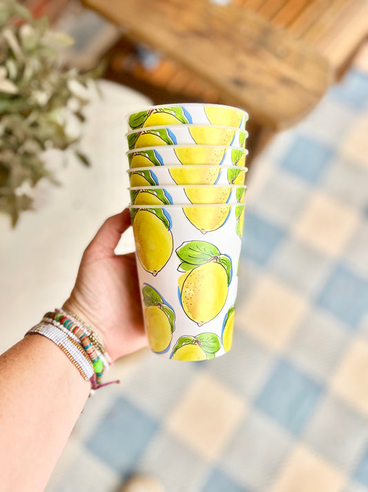 Lemon Reusable Cups