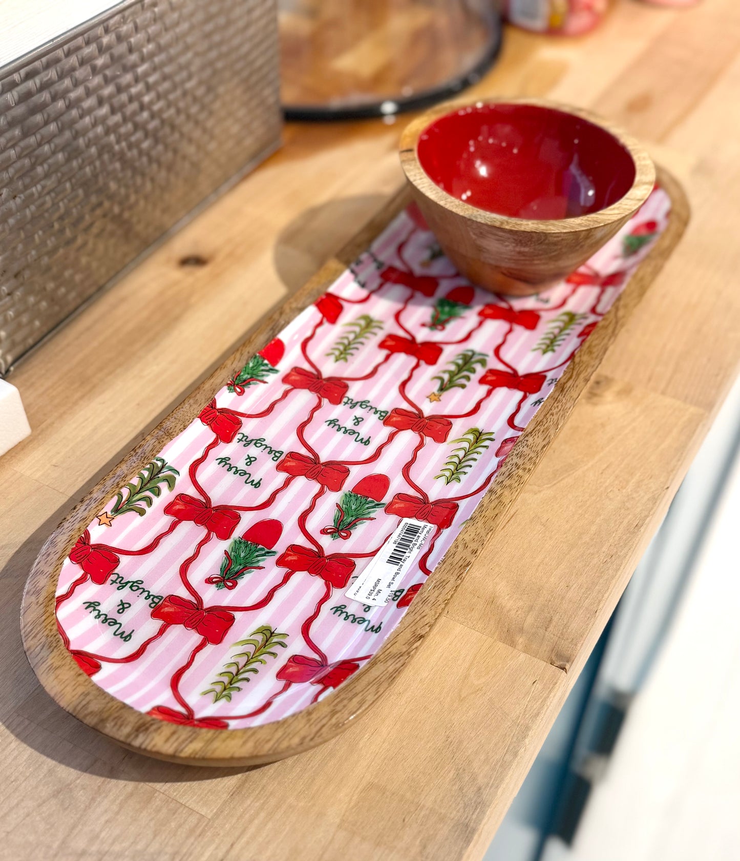 MERRY AND BRIGHT TAILGATE TRAY AND BOWL SET (PRE-ORDER)