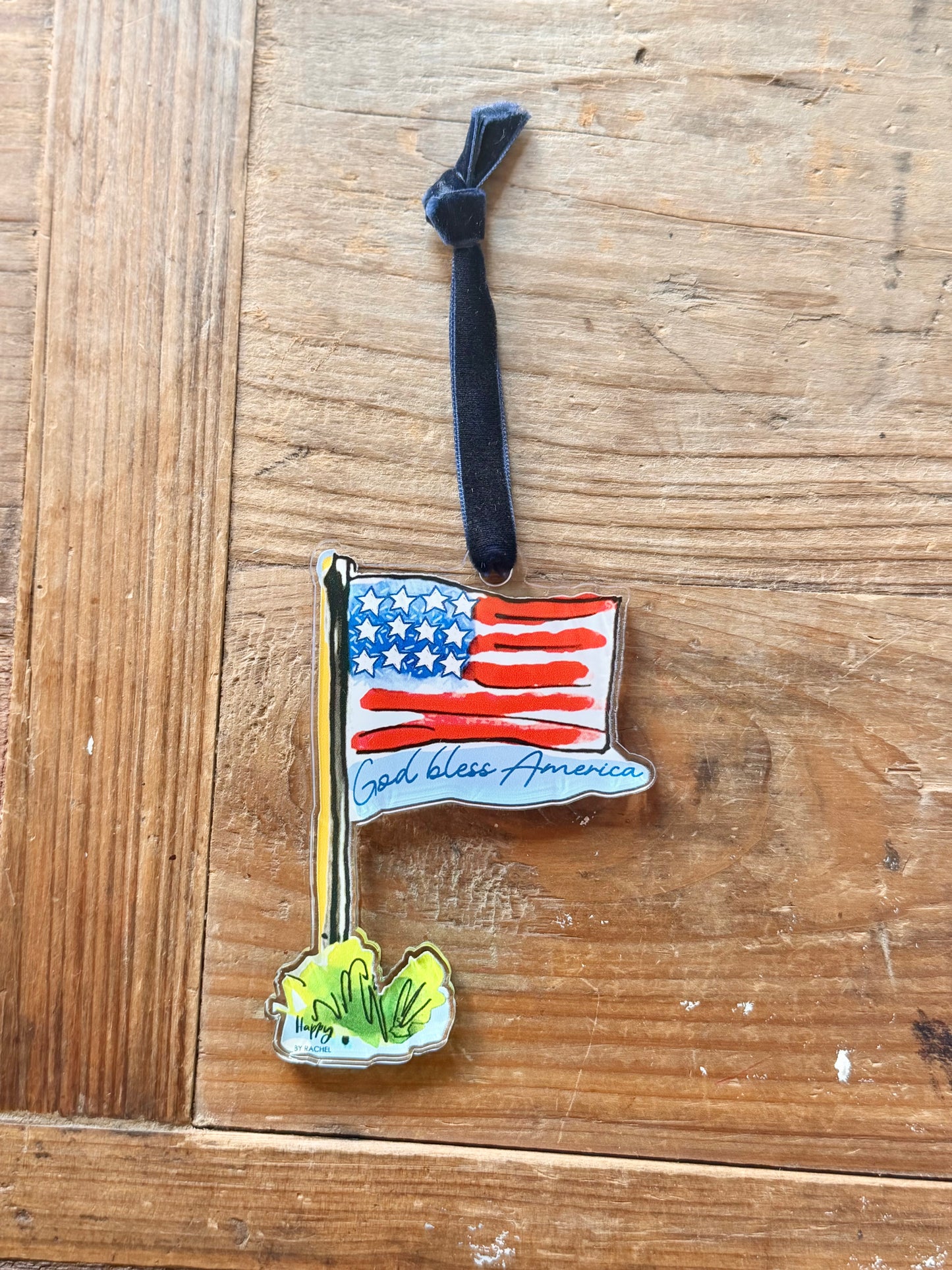ACRYLIC Flag Ornament