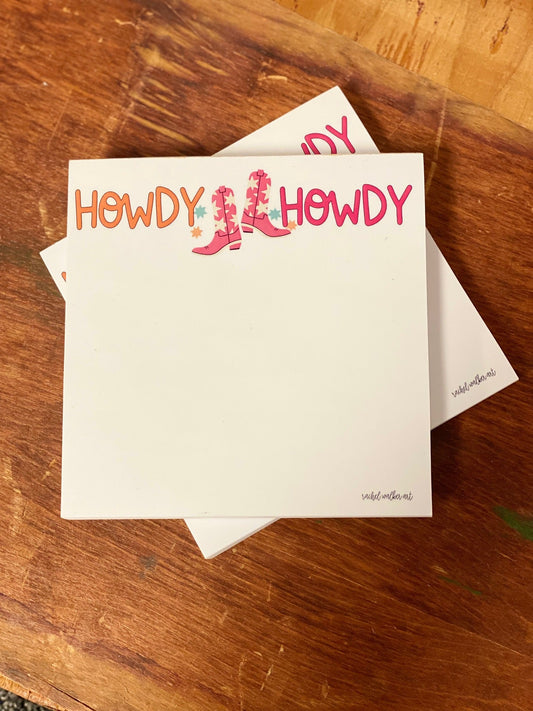 Howdy Note Bad Everyday Fun Notepads – Shop Happy