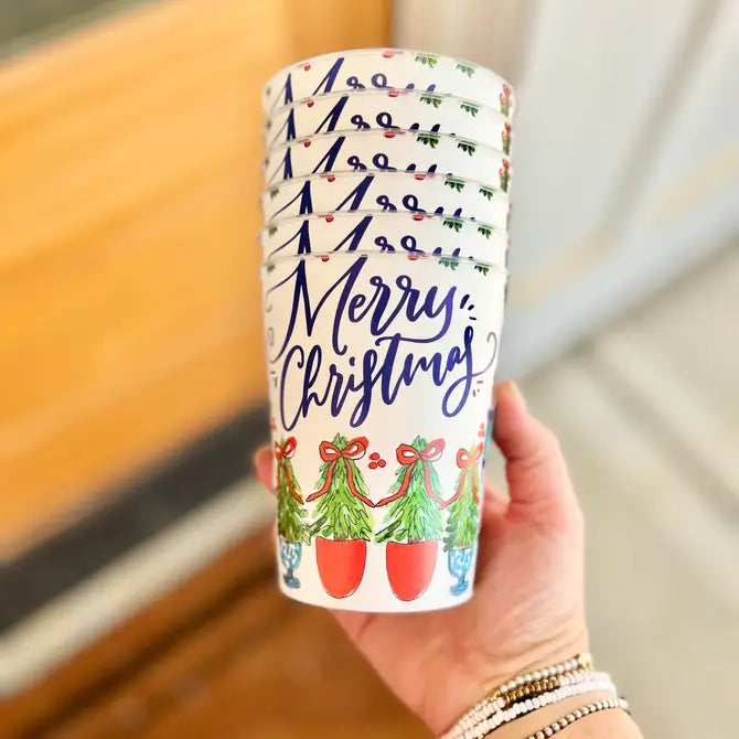 Blue Nutcracker Reusable Party Cups-Set of 6