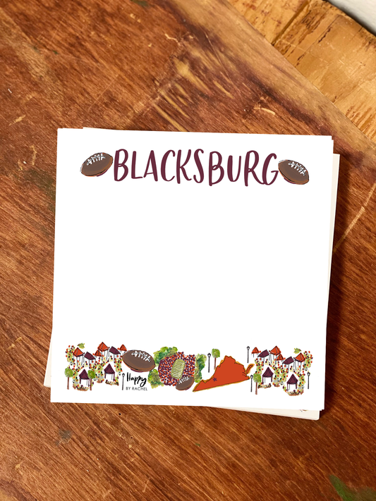 Blacksburg, VA Notepad