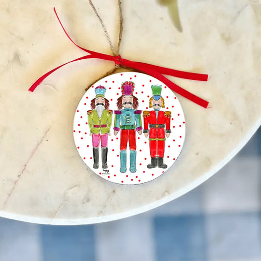 Nutcracker Artwork Christmas Holiday Ornament