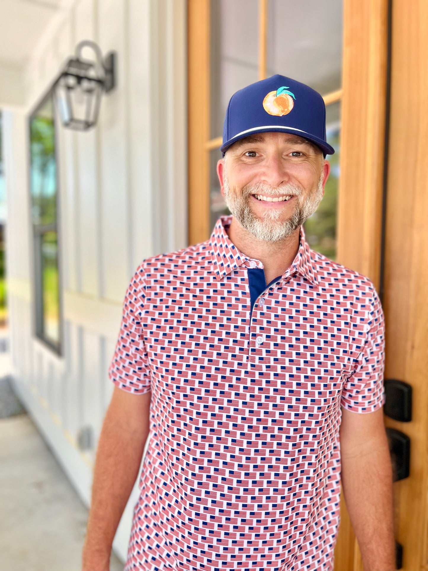 American Flag Polo