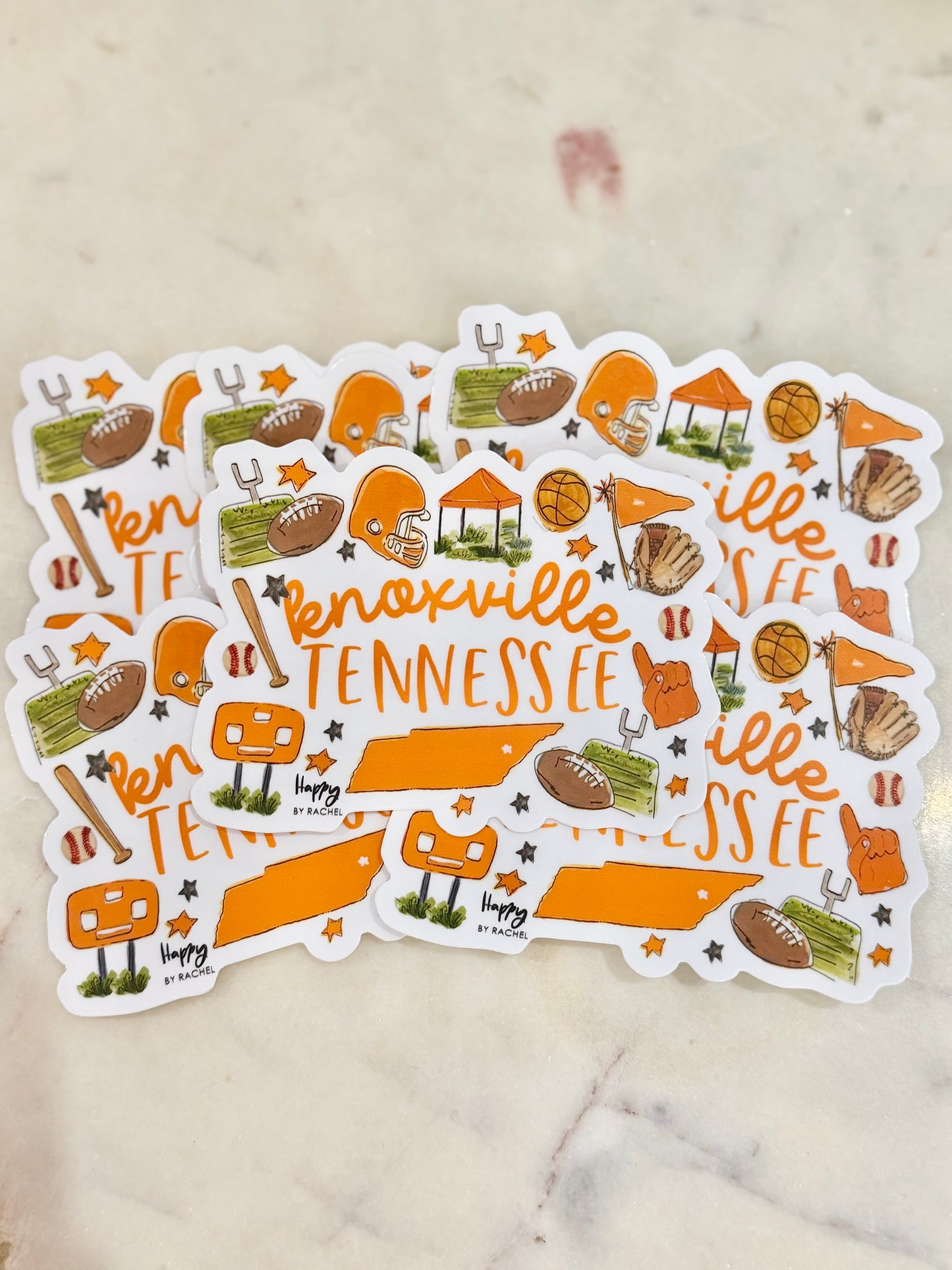 Knoxville, TN Multi Sport Sticker