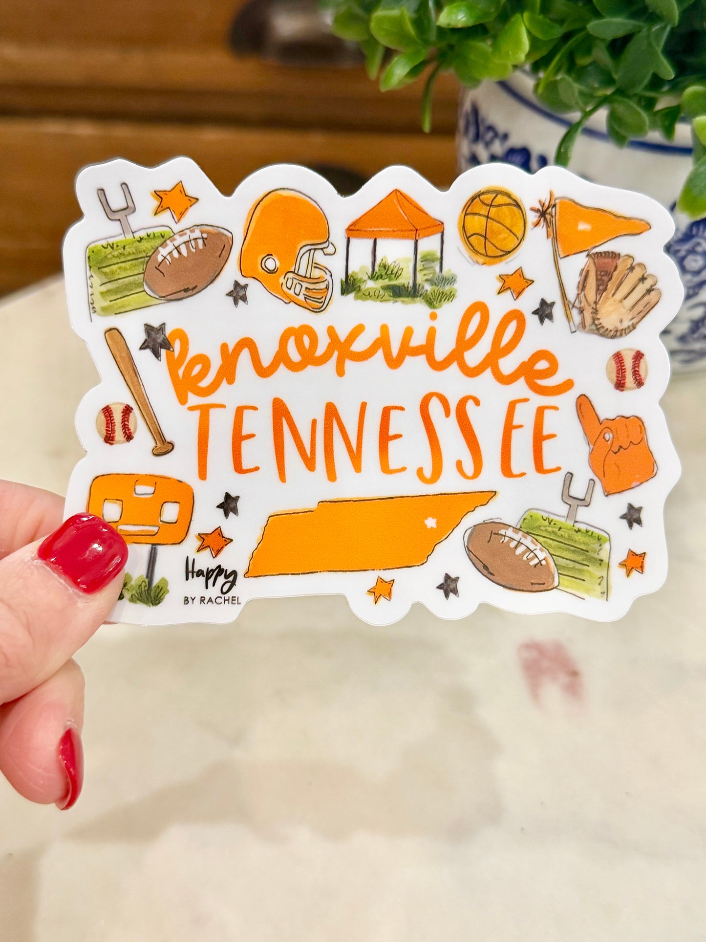 Knoxville, TN Multi Sport Sticker