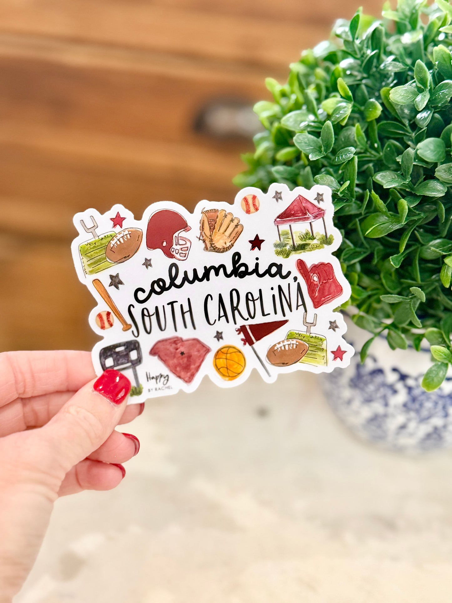 Columbia, SC Multi Sport Sticker