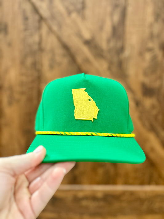 GEORGIA STATE EMBROIDERED HAT - AUGUSTA STAR