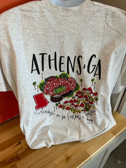 Athens, GA College Town Gameday T Shirt - SALE!