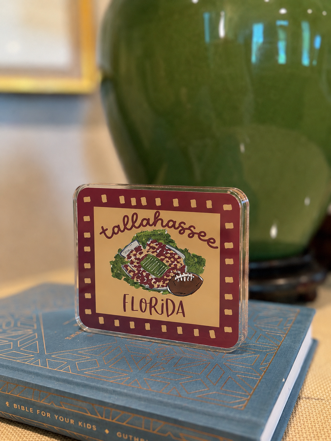 ACRYLIC Tallahassee, FL Sitter & Napkin Weight