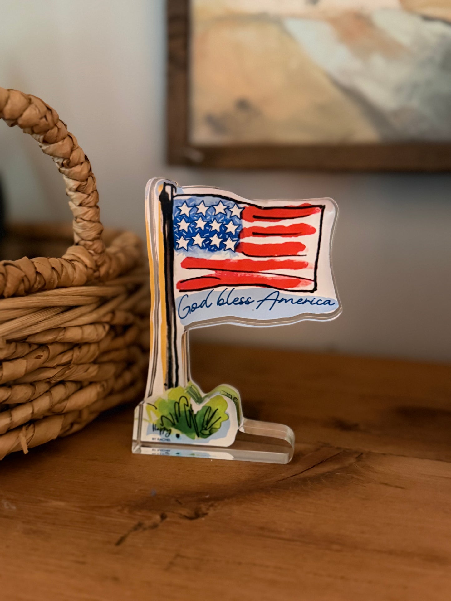 ACRYLIC FLAG Sitter