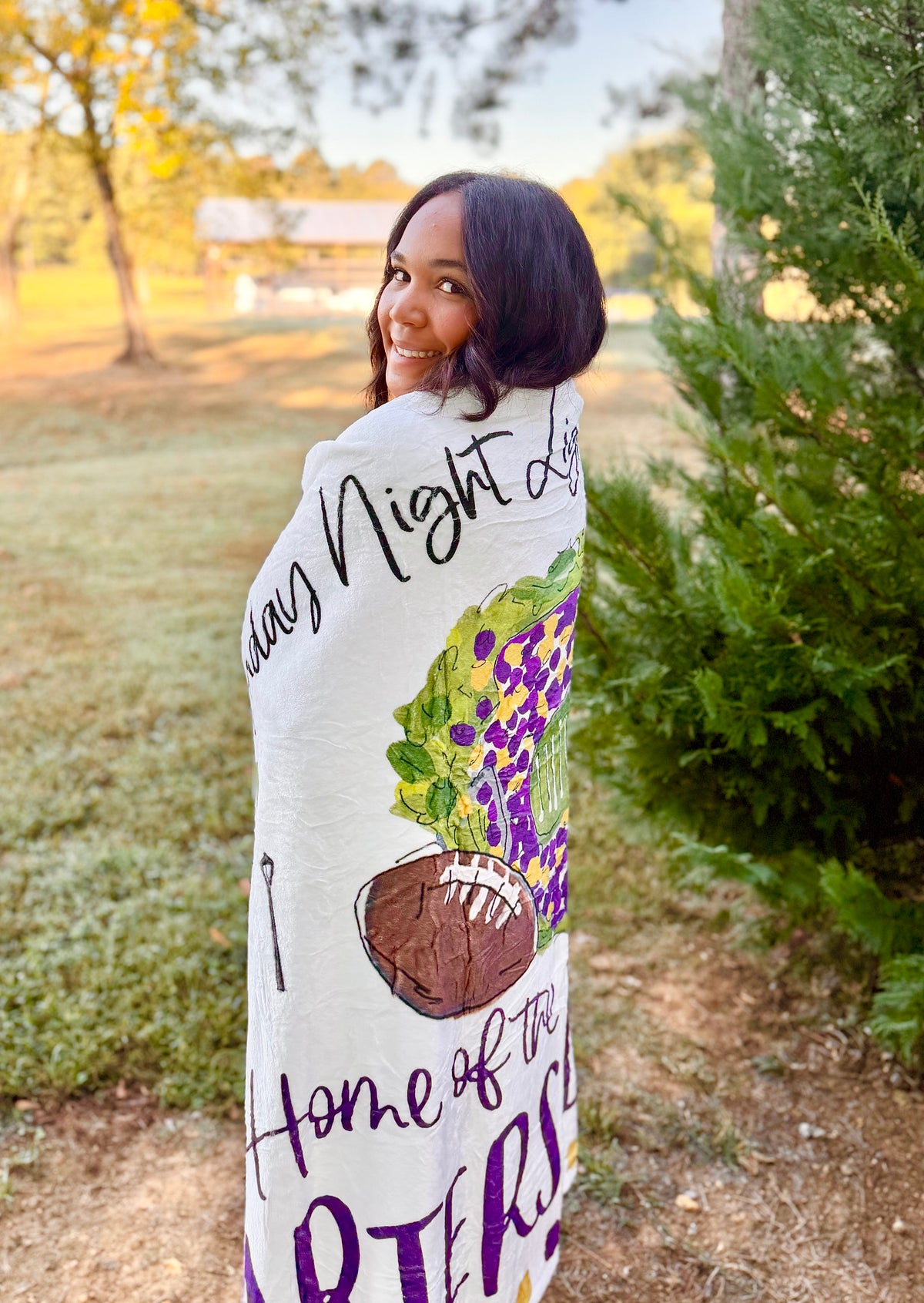 Cartersville Friday Night Lights Fleece Blanket